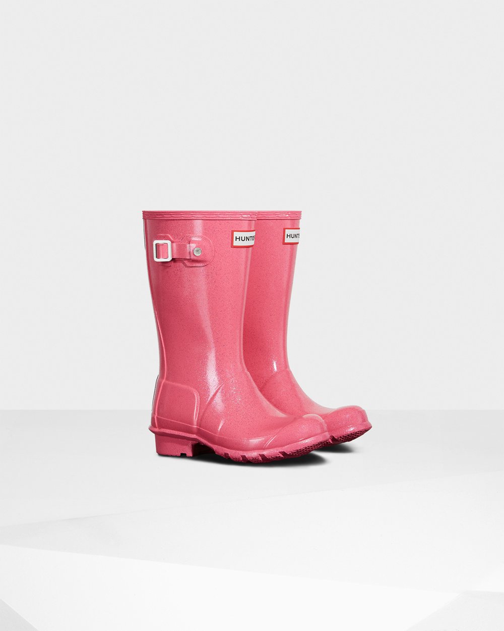 Kids Hunter Original Starcloud - Rain Boots Pink - 6792-VFNZI